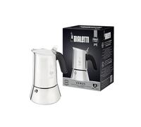 Cafetera Italiana Bialetti Venus box Madera Acero Inoxidable 2 Tazas 100 ml