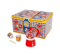 Bialetti Dolce & Gabbana - Juego de tazas Mocha Express & Espresso, fuego directo (cafetera, máquina de espresso, makinetta)