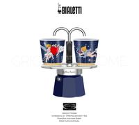 Bialetti - Juego Mini Espresso Para 2 Tazas Azul Cupido - Cielo Estrellado
