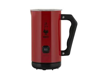 Bialetti Leche Frother Eléctrico, Leche Frother por Cappuccino, Capacidad 150 ml Cappuccino or 300 ml Caliente Leche, Rojo