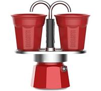 Bialetti mini express cafetera italiana 0,09 l rojo