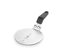 Bialetti Moka - Adaptador de placa de inducción para usar cafeteras y utensilios de cocina en placas de inducción, acero, Color Negro, 13 cm