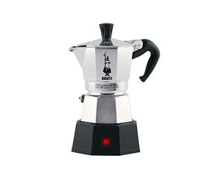Bialetti Moka Eléctricoidad, 2 Carribas, Aluminio