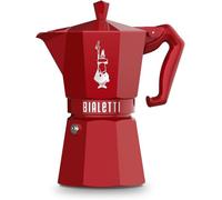 Bialetti Moka Exclusive 3 Tazas Vintage (6 tazas, Rojo)
