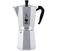 Bialetti Moka Express Cafetera Italiana Espresso, 18 Tazas, Aluminio