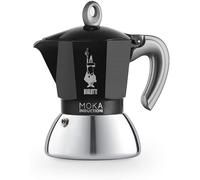 Bialetti Moka Inducción 2 Tazas Cafetera Negra