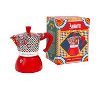 Bialetti - Moka Induction Dolce&Gabbana Cafetera italiana 0,19 L Azul, Rojo, Blanco