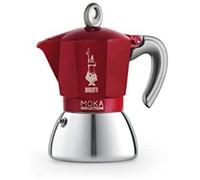 Bialetti moka induktion cafetera italiana 0,28 l rojo, acero inoxidabl