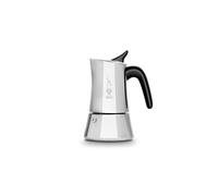 Bialetti Moon Exclusive - Máquina de café expreso, acero inoxidable, 6 tazas