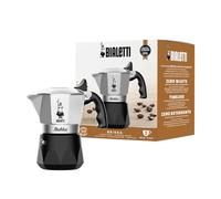 Bialetti New Brikka 2023, Moka pot, la única cafetera capaz de hacer un espresso cremoso, 2 tazas, Aluminio