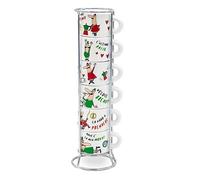 Bialetti 'omino Italiano Taza Espresso 6 Pieza(s), Multicolor, L