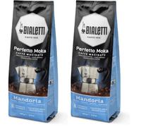 Bialetti Perfetto Moka Café Molido, Sabor a Avellana - 1 x 250 g (Paquete de 2)