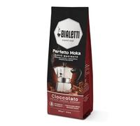 Bialetti - Perfetto Moka Cioccolato: Café Molido Tueste Medio, Aroma de Chocolate, 250g, Paquete con Válvula Unidireccional para Preservar el Sabor