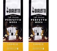 Bialetti - Perfetto Moka Vanilla Café Molido 250 g x 2 -Bialetti - Perfetto Moka nocciola Café Molido 250 g x 2
