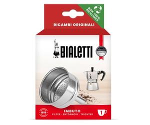 Bialetti Ricambi, Includes 1 Funnel Filter, Compatible with Moka Express, Fiammetta, Break, Happy, Dama, Mini Express and Rainbow (1 Cup)