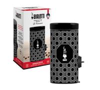 Bialetti Tarro con dosificador de café, tapa con guías, apto para cualquier modelo de cafetera italiana de 1 taza a 9 tazas, ideal para 250 g de café molido, negro