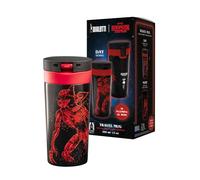 Bialetti Taza de viaje térmica Stranger Things, 380 ml - brilla en la oscuridad, mantiene la temperatura, no apta para lavavajillas