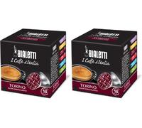 256 Cápsulas Aluminio Bialetti I Café' D'Italia Mokespresso Torino Originales
