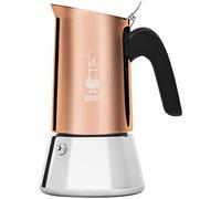 Bialetti Cafetera Venus, Mango Anti-escaldaduras, Apta para Inducción, 4 Tazas (170ml), Acero Inoxidable, Bronze