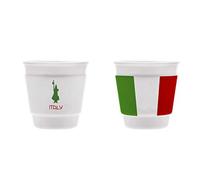 Bialetti Y0TZ061 Italia - Vaso pequeño, porcelana, 1 pieza