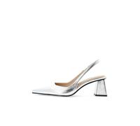 Biamaralyn Metálico Zapatos Destalonados 37 Silver