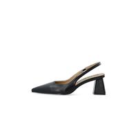 Biamaralyn Redondeado Zapatos Destalonados 36 Negro