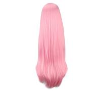 Biamoxer Ram Rem Wigs Re: La vida en un mundo diferente de cero Peluca de cosplay Rosa Azul 80cm Pelo sintético largo y recto para adultos PL-6901