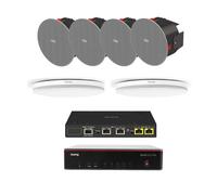 Biamp - kit de audioconferencia para sala grande con micrófonos y altavoces de techo