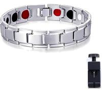 Bian-cat Copper Pulse Prostate Wellness Band, Magnetic Copper Wristband - Magnetic Copper Prostate Bracelet Improves Blood Circulation,Magnetic Copper Magnetic Band for Men (Silver)
