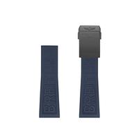 BIANBHUO Correa de reloj de goma 22 mm 24 mm para Breitling Correas de reloj de goma BLACK DIVER PRO para AVENGER NAVITIMER WORLD Correa de reloj suave impermeable de goma con hebilla