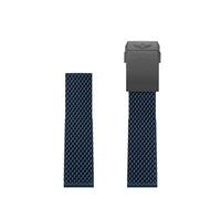 BIANBHUO Correa de reloj de goma de 22 mm y 24 mm para correas de reloj Breitling para AVENGER NAVITIMER WORLD Correa de reloj suave impermeable de goma con hebilla BLACK DIVER PRO Correa de goma