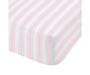 Bianca - Juego de Funda nórdica, para Cama Individual, diseño de Cuadros y Rayas, Color Rosa, algodón, Rosa, sábana Bajera Doble