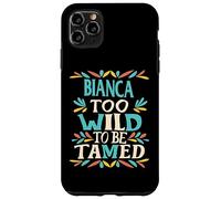 Bianca Name Cute Retro Girls Wildflower Bianca Name Carcasa para iPhone 11 Pro MAX