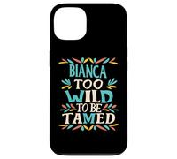 Bianca Name Cute Retro Girls Wildflower Bianca Name Carcasa para iPhone 13