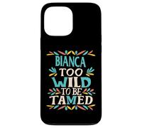 Bianca Name Cute Retro Girls Wildflower Bianca Name Carcasa para iPhone 13 Pro MAX
