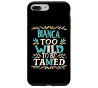 Bianca Name Cute Retro Girls Wildflower Bianca Name Carcasa para iPhone 7 Plus/8 Plus