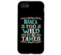 Bianca Name Cute Retro Girls Wildflower Bianca Name Carcasa para iPhone SE (2020) / 7/8