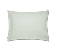 Bianca Plain Dyed Cotton Percale Green 200TC Oxford Pillowcase 50 x 80 cm