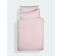 Bianca Plain Dyed Pink Juego Funda Nórdica para Cama de 105 cm 100% Algodón Percale