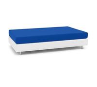 Biancaluna - Colcha Living Genius para sofá Cama Individual, Antimanchas, R454, Azul
