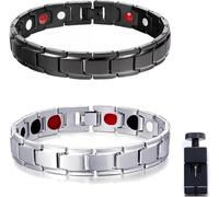 Biancat - Banda de bienestar para la próstata, banda magnética de cobre para próstata, banda magnética de cobre, pulsera cuántica simple y moderna (juego C)