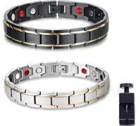 Biancat - Banda de bienestar para próstata, banda magnética de cobre para próstata, banda magnética de cobre, terapia magnética de próstata, pulsera cuántica simple y moderna (juego A)