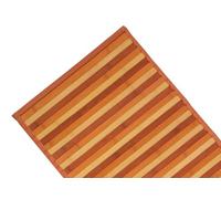 BIANCHERIAWEB Alfombra de bambú Degradado Naranja, 50 x 100 cm, Alfombra de Cocina Antideslizante, 100% bambú, Pasillo para Cocina de Material Resistente, no Absorbe Las Manchas