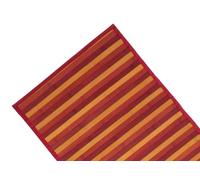 BIANCHERIAWEB Alfombra de bambú Degradado Rojo, Alfombra de Cocina 50 x 290 cm, Alfombra de Cocina Antideslizante, 100% bambú, Pasillo para Cocina de Material Resistente, no Absorbe Las Manchas