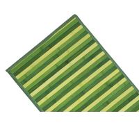 BIANCHERIAWEB Alfombra de bambú Degradado Verde, Alfombra de Cocina 50 x 140 cm, Alfombra de Cocina Antideslizante, 100% bambú, Pasillo para Cocina de Material Resistente, no Absorbe Las Manchas