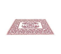 Biancheriaweb - Alfombra de baño, diseño Augusta color burdeos, modelo O.B.