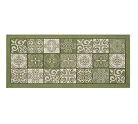 BIANCHERIAWEB Alfombra de cocina antideslizante lavable, alfombra de cocina, medidas 55 x 80 cm, alfombra de cocina fabricada en Italia
