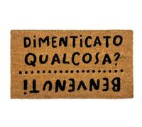 BIANCHERIAWEB Felpudo entrada entrada casa antideslizante coco alegre olvidado algo