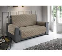 BIANCHERIAWEB Funda de sofá Antideslizante Impermeable Acolchada pitón Imperial Gris Topo