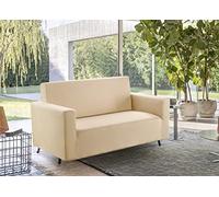 Biancheriaweb - Funda para sofá de 2 plazas, Color Crema